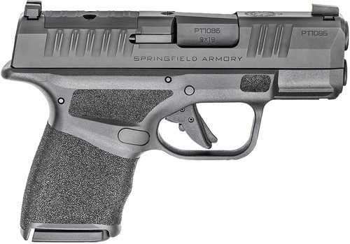 Springfield Armory Hellcat Micro-Compact OSP Double Acton Only Semi-Automatic Pistol 9mm Luger 3" Melonite Hammer-Forged Steel Barrel (5)-10Rd Magazines Tritium Front, U-Notch Rear Sights Black Polymer Finish