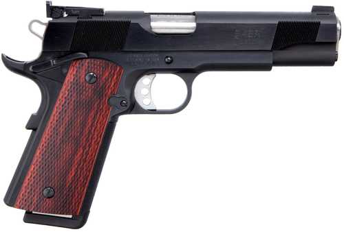 Les Baer Custom 1911 Premier II Semi-Automatic Pistol 10mm Auto 5" National Match Barrel (2)-9Rd Magazines Dovetail Front & Adjustable Low-Mount Sights Black Recon Grips Blued Finish