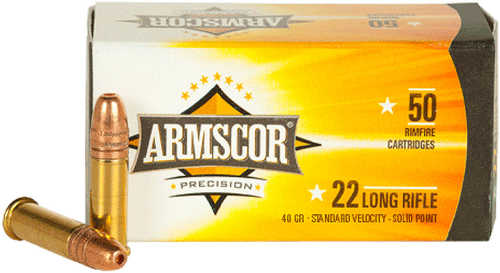 Armscor Precision 22 LR 40 g Solid Point Ammo-img-0