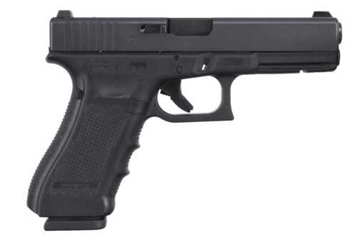 Used Glock G17 Gen4 Striker Fired Semi-Automatic Pistol 9mm Luger 4.49" Carbon Steel Barrel (1)-17Rd Magazine Night Sights Black Polymer Finish