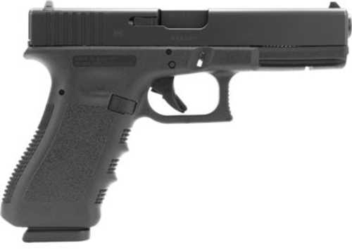 Used GLock G17 Gen4 Striker Fired Semi-Automatic Pistol 9mm Luger 4.49" Carbon Steel Barrel (1)-17Rd Double Stack Magazines Night Sights Black Polymer Finish