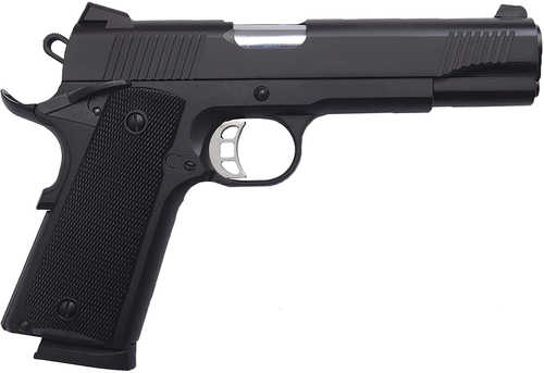 SDS Imports Tisas 1911 Duty Semi-Automatic Pistol 9mm Luger 5" Barrel (2)-9Rd Magazines Novak Style 3-Dot Sights Black Polymer Finish