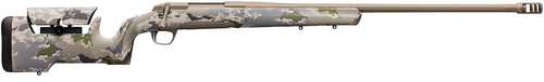 Browning X-Bolt Hells Canyon Max Long Range Full Size Bolt Action Rifle 6.5 Creedmoor 26" Fluted Barrel 4 Round Capacity X-Lock Scope Mount Right Hand Fixed Max Adjustable Comb OVIX Camouflage Stock Smoked Bronze Cerakote Finish