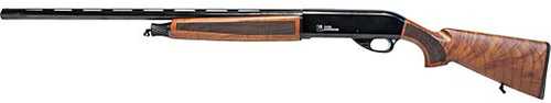 Iver Johnson Semi-Automatic Shotgun 12 Gague 3.5" Chamber 28" Vent Rib Barrel 4 Round Capacity Fiber Optic Front & Brass Bead Intermediate Rear Sights Walnut Stock And Forend Black Finish
