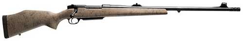Weatherby Mark V Dangerous Game Bolt Action Rifle .300 Magnum 24" Threaded Barrel 3 Round Capacity NECG Front and Rear Sights Drilled & Tapped Flat Dark Earth Monte Carlo Tactical Stock With Black Webbing Graphite Cerakote Finish