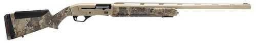 Click to see larger image. Savage Arms Reneguage Prairie Semi-Automatic Shotgun 12 Gauge 3" Chamber 24" Fluted Barrel 4 Round Capacity Red Fiberoptic Front Sight Trugtimber Camouflage Syntheitc Stock Tan Cerakote Finish