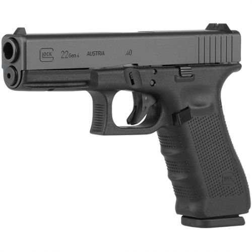 Used Glock G22 Gen4 USA Striker Fired Semi-Automatic Pistol .40 S&W 4.49" Carbon Steel Barrel (1)-15Rd Magazine Night Sights Black Polymer Finish