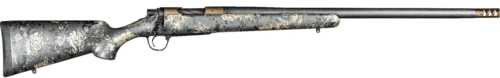 Christensen Arms Ridgeline FFT Bolt Action Rifle .300 Winchester Short Magnum 20" Carbon Fiber Wrapped Barrel 4 Round Capacity Green Composite Stock With Black And Tan Webbing Burnt Bronze Cerakote Finish