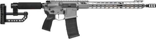 Click to see larger image. Sig Sauer SIGM400 SDI DH3 Semi-Automatic Rifle 5.56 NATO 16" Fluted Competition Barrel (1)-30Rd Polymer AR Style Magazine Adjustable Stock Black Grips Gray Cerakote Finish
