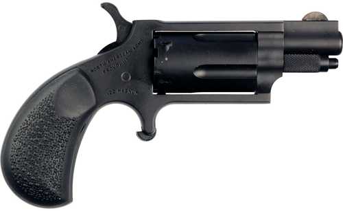 North American Arms Mini-Shadow Single Action Revolver .22 Winchester Magnum Rimfire 1.25" Barrel 5 Round Capacity Fixed Half-Moon Front Sight & Rear Black Hogue Rubber Cobblestone Grips Finish