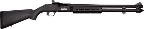 Mossberg 590S Tactical Pump Action Shotgun 12 Gauge 3" Chamber 20" Barrel 8 Round Capacity Ghost Ring Front Sight Black Synthetic Stock Matte Blued Finish