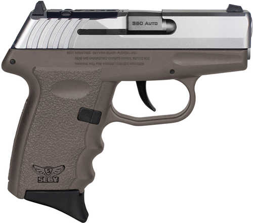 SCCY Industries CPX-3 RD Double Action Only Semi-Automatic Pistol .380 ACP 3.1" Barrel (1)-10Rd Magazine Stainless Steel Slide Flat Dark Earth Polymer Finish