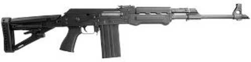 Zastava Arms ZPAP M77 Semi-Automatic Rifle .308 Winchester 19.7" CHF Chrome Lined Barrel (1)-20Rd Magazine Open Adjustable Sights 1.5mm Bulged Trunnion Receiver Black Polymer Collapsible/Folding Stock Blued Finish