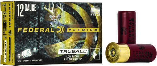 Federal Premium Vital-Shok TruBall 12 Gauge 2.75" 1 oz Rifled Slug Shot 5 Round Box