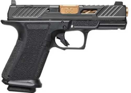 Shadow Systems MR920 Elite Semi-Automatic Pistol 9mm Luger 4" Fluted, Unthreaded Bronze Barrel (1)-15Rd Magazine Green Tritium Sights Black Polymer Finish
