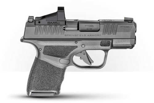 Springfield Armory Hellcat Micro-Compact OSP Double Action Only Semi-Automatic Pistol 9mm Luger 3.8" Threaded, Compensated Barrel (2)-10Rd Magazines Tritium Front, U-Notch Rear Sights Black Polymer Finish