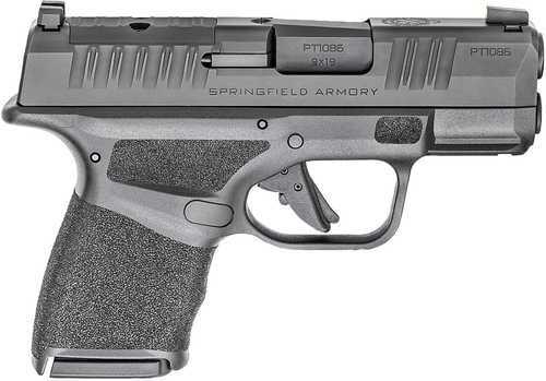 Springfield Armory Hellcat Micro-Compact OSP Double Action Only Semi-Automatic Pistol 9mm Luger 3" Melonite Hammer Forged Steel Barrel (2)-10Rd Magazines Tritium Front, U-Notch Rear Sights Black Polymer Finish