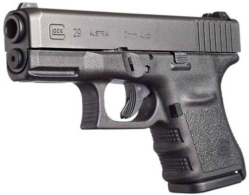 Glock G29SF Safe Action Semi-Automatic Pistol 10mm 3.78" Barrel (2)-10Rd Magazines Fixed Sights Black Polymer Finish