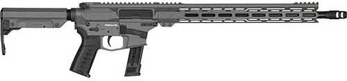 CMMG MK17 Resolute Semi-Automatic Rifle 9mm Luger 16.1" Barrel (1)-21Rd Magazine Ambidextrous Controls Cerakote Tungsten Synthetic Finish
