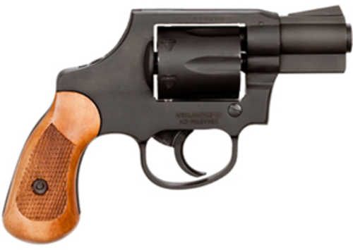 Armscor M206 Spurless Double Action Revolver .38 Special 2" Barrel 6 Round Capacity Fixed Sights Wood Grips Black Parkerized Finish