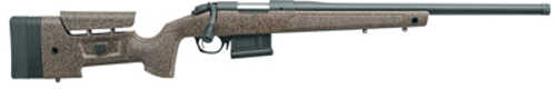 Bergara Rifles B14S352C B-14 HMR 6.5 Creedmoor 5+1 22" Black Cerakote Rec/Barrel Speckled Brown Molded with Mini-Chassis