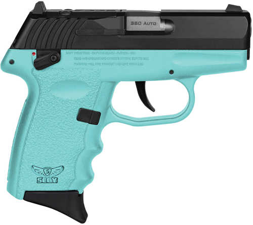 SCCY Industries CPX-4 RD Double Action Only Semi-Automatic Pistol .380 ACP 2.96" Barrel (1)-10Rd Magazine Crimson Trace Red Dot Included Black Slide Blue Polymer Finish