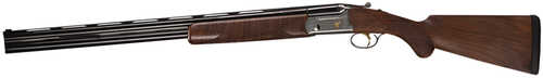 Bettinsoli Omega Steel Break Open Over/Under Full Size Shotgun 20 Gauge 3" Chamber 28" Vent Rib Barrel 2 Round Capacity Ambidextrous Gold Plated Trigger Fixed Walnut Stock Black Finish