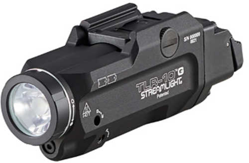 Streamlight TLR-10 G Flex Weaponlight White LED with Green Laser Anodized Finish Black Includes HiLoSwitch