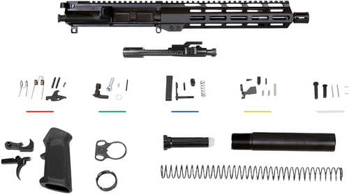 Aim Sports Ar5cub9 Complete Build Kit 5.56x45mm Nato 10.50" Black Nitride Barrel 7075-t6 Aluminum Anodized Receive