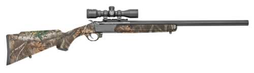 Traditions Crackshot XBR Single Shot Rifle .22 Long 16.5" Barrel Round Capacity 4x32 Scope & 3 Firebolt Arrows Included Realtree Edge Camouflage Stock Blued Finish