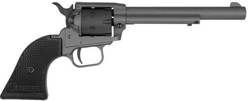 Heritage ManuSingle Actionfacturing Rough Rider Small Bore Single Revolver .22 Long Rifle 6.5" Barrel Round Capacity Fixed Front & Rear Notch Sights Polymer Star Grips Tungsten Cerakote Finish