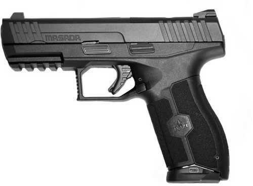 IWI Masada Striker Fired Semi-Automatic Pistol 9mm Luger 4.1" Cold Hammer Forged Barrel (2)-17Rd Magazines 3-Dot Night Sights Black Polymer Finish