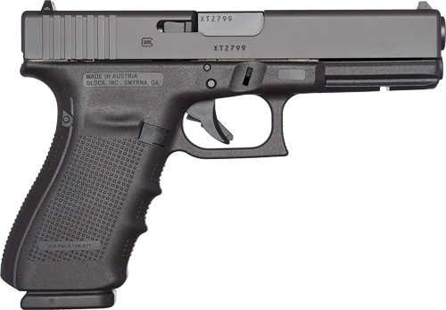 Glock G20 Gen4 Semi-Automatic Pistol 10mm 4.61" Cold Hammer Forged Barrel (2)-15Rd Magazines Fixed Sights Black Polymer Finish