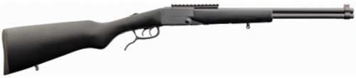 Chiappa Firearms Double Badger Over/Under Rifle 22 LR/410 Gauge 20" Barrel 2 Round Capacity Fiber Optic Front Sight Picatinny Rail Ambidextrous Hand Black Wood Buttstock And Forend Blued Finish