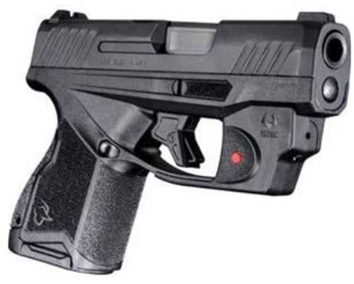 Taurus GX4 Compact Striker Fired Semi-Automatic Pistol 9mm Luger 3" Barrel (2)-11Rd Magazines Fixed Steel Front Sight Drift-Adjustable Rear With Serrated Ramp Red Viridian Laser Included Black Synthetic Finish