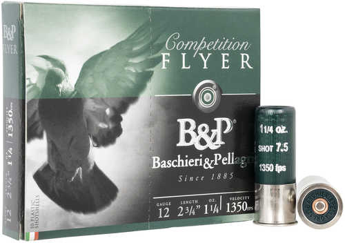 B&P Pigeon 12 Ga. 1-1/4Oz. High Velocity 7.5 Shotshells box of 10