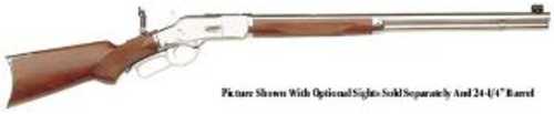 Taylor's & Company Uberti 1873 Lever Action Rifle .45 Long Colt 20" Octagonal Barrel 10 Round Capacity Blade Front & Buckhorn Rear Sights Walnut Checkered Pistol Grip Stock Silver Finish