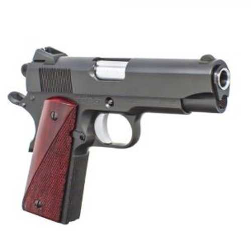 Fusion 1911 Combat Semi-Automatic Pistol 10mm 4.25" Barrel (1)-8Rd Magazine Premium Red Cocobolo Exotic Hardwood Grips Black Finish