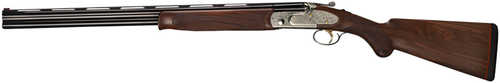 Bettinsoli Overland EELL Break Open Over/Under Shotgun 20 Gauge 3" Chamber 28" Vent Rib Barrel 2 Round Capacity Engraved Stainless Receiver Walnut Stock Blued Finish