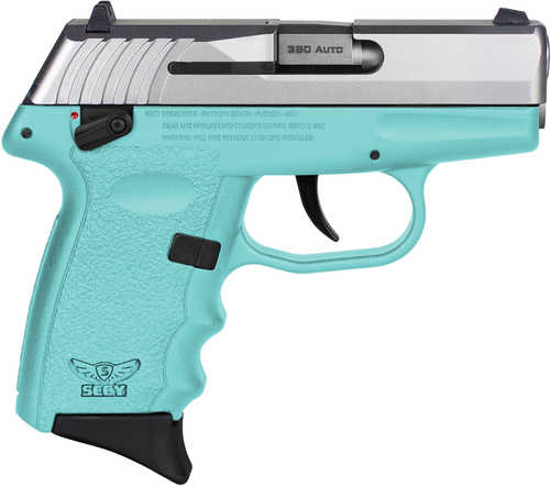 SCCY Industries CPX-4 Double Action Only Semi-Automatic Pistol .380 ACP 2.96" Barrel (2)-10Rd Magazine Stainless Steel Slide Blue Polymer Finish