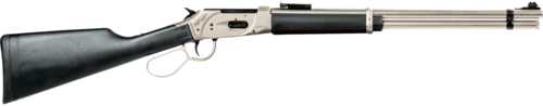 GForce Arms LVR410 Standard Lever Action Shotgun .410 Gauge 2.5" Chamber 20" Barrel 7 Round Capacity Hiviz Front & Adjustable Rear Sights Black Synthetic Stock Silver Cerakote Finish