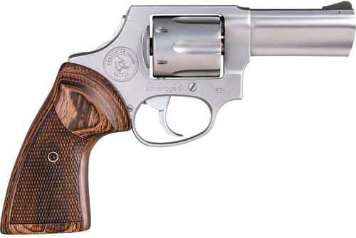 Taurus 856 Executive Grade Double Action Revolver .38 Special 3" Hand Polished Satin Barrel 6 Round Capacity Serrated, Removable Front & Fixed Rear Sights Altamont Walnut Checkered Grips Stainless Finish