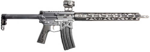 Battle Arms Development OIP Semi-Automatic Rifle .223 Remington 16" Barrel (1)-30Rd Magazine Ambidextrous Hand Fixed Carbon Fiber And Titanium Stock Gray Anodized Finish