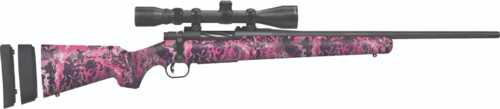 Click to see larger image. Mossberg Patriot Super Bantam Youth Bolt Acton Rifle 7mm-08 Remington 20" Fluted Barrel (1)-5Rd Magazine Drilled & Tapped 3-9x40mm Scope Included Muddy Girl Wild Camouflage Stock Blued Finish