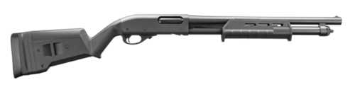 Remington 870 Tactical Pump Action Shotgun 12 Gauge 3" Chamber 18.5" Barrel 6 Round Capacity Single Bead Fixed Sights Black Synthetic Stock Matte Blued Finish