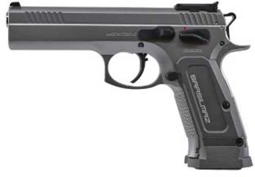 Sar Arms K12 Sport Single Action Semi-Automatic Pistol 9mm Luger 4.7" Barrel (1)-17Rd Magazine Adjustable Rear Sight Polymer Grips Gray Finish
