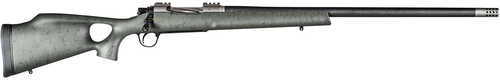 <span style="font-weight:bolder; ">Christensen</span> Arms Summit TI Bolt Action Rifle .300 Winchester Magnum 26" Barrel 3 Round Capacity Green With Black Webbing Carbon Fiber Thumbhole Stock Natural Titanium Finish