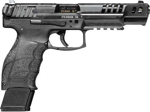 Heckler & Koch VP9 Match Striker Fired Semi-Automatic Pistol 9mm Luger 5.51" Barrel (4)-20Rd Magazines Luminous Front Black Serrated Rear Sights Polymer Finish
