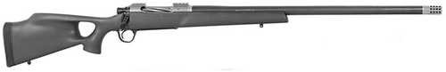Christensen Arms Summit TI Rifle 6.5 PRC 3 Round 24" Carbon Fiber Threaded Barrel, Natural Titanium, Green with Black/Tan Webbing Thumbhole Stock