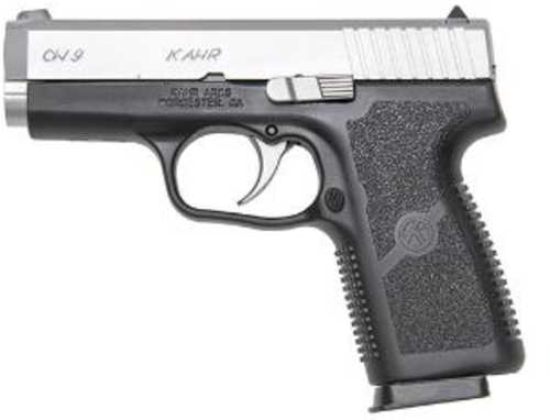 Kahr Arms CW9 Semi-Automatic Pistol 9mm Luger 3.5" Barrel (1)-7Rd Magazine Drift Adjustable White Bar-dot Combat Rear Sight Pinned In Polymer Front Matte Stainless Steel Slide Black Finish